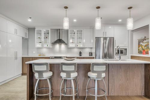 Kitchen - 605-7720 Rue Du Daim, Québec (Charlesbourg), QC - Indoor Photo Showing Kitchen With Upgraded Kitchen