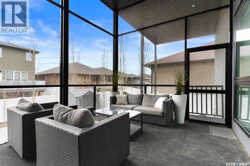 3406 Green Brook Road, Regina, SK - Outdoor With Deck Patio Veranda With Exterior