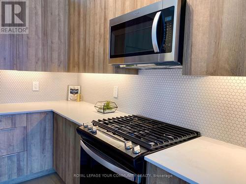 401 - 495 Logan Avenue, Toronto, ON - Indoor Photo Showing Kitchen With Upgraded Kitchen