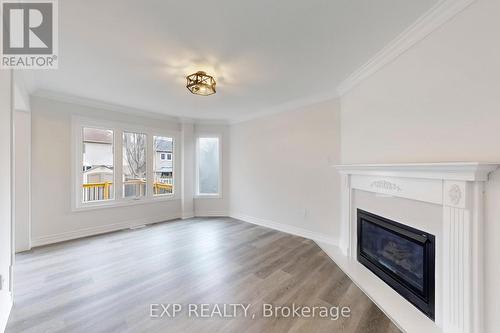 1117 Windgrove Square, Pickering, ON - Indoor Photo Showing Living Room With Fireplace