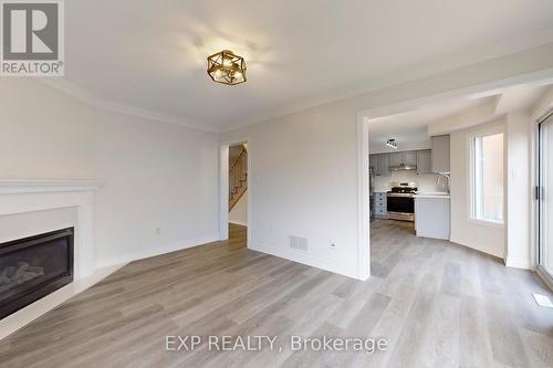 1117 Windgrove Square, Pickering, ON - Indoor Photo Showing Living Room With Fireplace