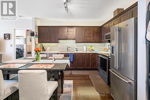 102 - 26 Wellington Street, St. Catharines (Downtown), ON - Indoor Photo Showing Kitchen With Stainless Steel Kitchen With Upgraded Kitchen