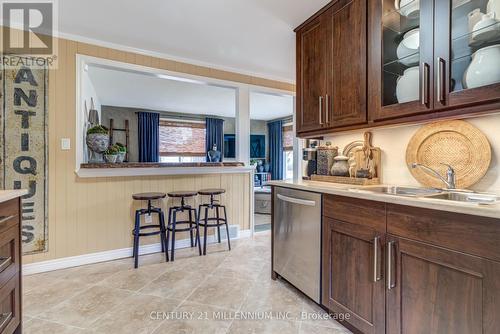 30 Clarence Street, Brampton, ON - Indoor Photo Showing Kitchen With Double Sink