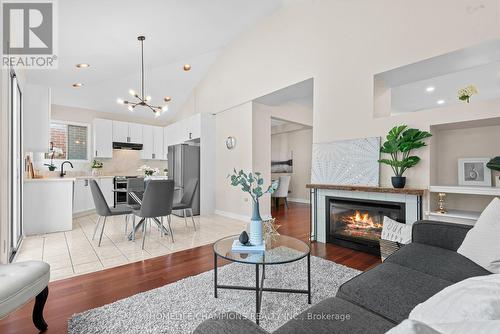 104 Secord Street, Pickering, ON - Indoor Photo Showing Living Room With Fireplace