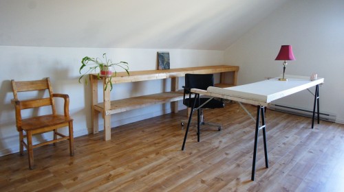 Salle familiale - 123 Rue De La Rivière, Saint-Irénée, QC - Indoor Photo Showing Office