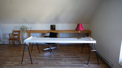 Salle familiale - 123 Rue De La Rivière, Saint-Irénée, QC - Indoor Photo Showing Office
