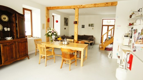 Salle à manger - 123 Rue De La Rivière, Saint-Irénée, QC - Indoor Photo Showing Dining Room