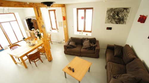 Salon - 123 Rue De La Rivière, Saint-Irénée, QC - Indoor Photo Showing Living Room