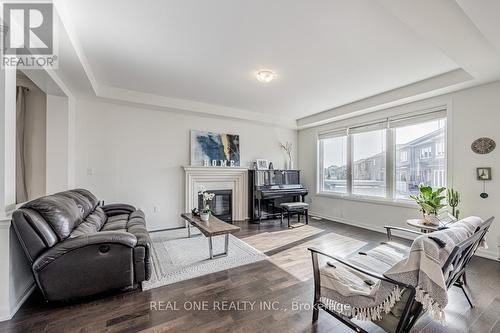 Upper - 3158 Carding Mill Trail, Oakville, ON - Indoor Photo Showing Living Room With Fireplace