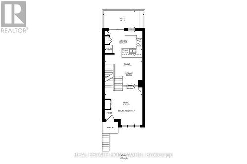 Floor Plan Main Floor - 257 Milan Street, Toronto, ON - Other