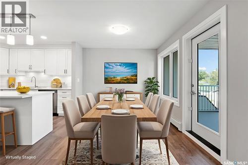 202 318 108Th Street W, Saskatoon, SK - Indoor Photo Showing Dining Room