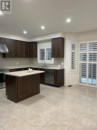 221 Etheridge Avenue N, Milton, ON - Indoor Photo Showing Kitchen With Double Sink