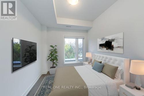 ** Virtually Staged ** - C221 - 1660 Victoria Park Avenue, Toronto, ON - Indoor Photo Showing Bedroom