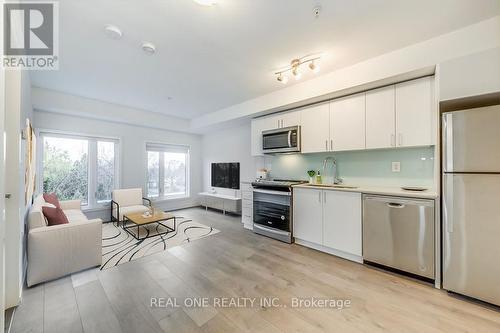 ** Virtually Staged ** - C221 - 1660 Victoria Park Avenue, Toronto, ON - Indoor Photo Showing Kitchen With Stainless Steel Kitchen