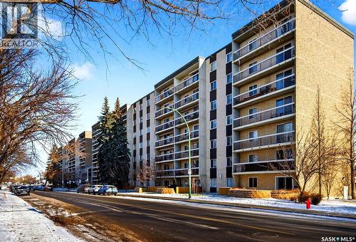 521 4045 Rae Street, Regina, SK - Outdoor With Balcony With Facade