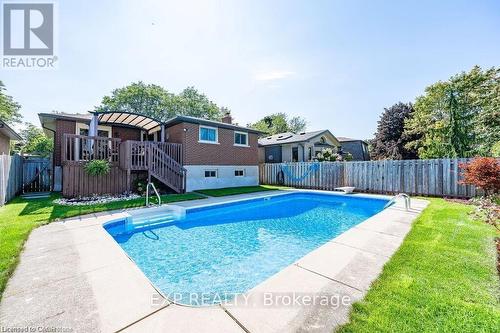 364 Roselawn Place, Waterloo, ON - Outdoor With In Ground Pool With Deck Patio Veranda