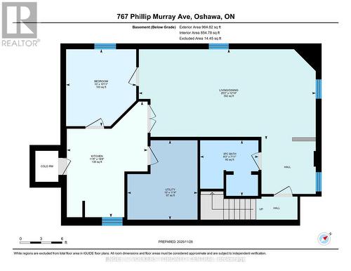 Lower Level Floor Plan - 767 Phillip Murray Avenue, Oshawa, ON - Other