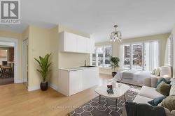 Staged as an in-law/ nanny suite - 