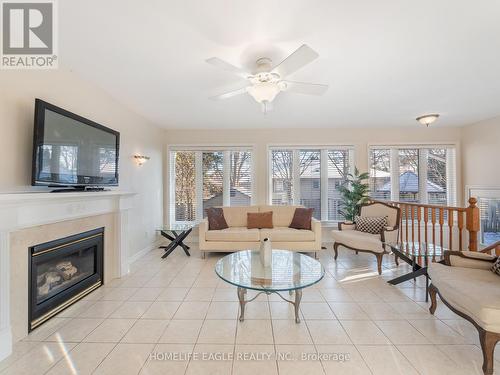 11 Knollside Drive, Richmond Hill, ON - Indoor Photo Showing Living Room With Fireplace
