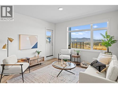 Living- Photos are of a similar home; some features may vary - 1111 Frost Road Unit# 308, Kelowna, BC - Indoor Photo Showing Living Room