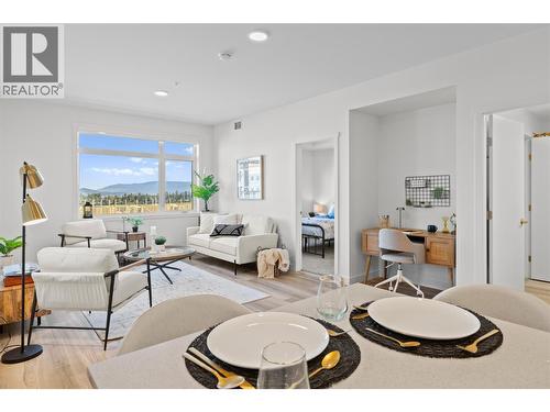 Living- Photos are of a similar home; some features may vary - 1111 Frost Road Unit# 308, Kelowna, BC - Indoor Photo Showing Living Room