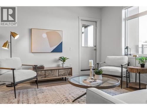 Living- Photos are of a similar home; some features may vary - 1111 Frost Road Unit# 308, Kelowna, BC - Indoor Photo Showing Living Room