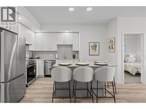 Kitchen- Photos are of a similar home; some features may vary - 1111 Frost Road Unit# 308, Kelowna, BC - Indoor Photo Showing Kitchen With Stainless Steel Kitchen