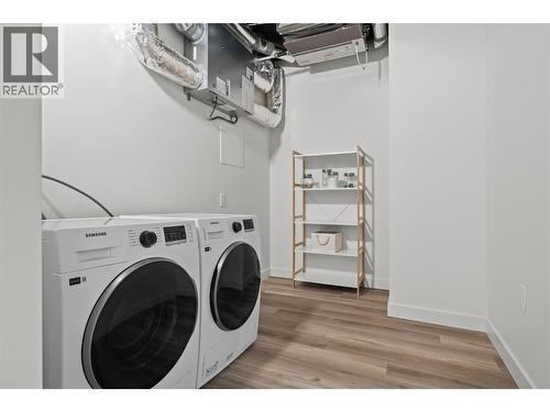 Laundry- Photos are of a similar home; some features may vary - 1111 Frost Road Unit# 308, Kelowna, BC - Indoor Photo Showing Laundry Room
