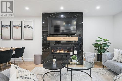 2413 Gladstone Avenue, Oakville, ON - Indoor Photo Showing Living Room With Fireplace