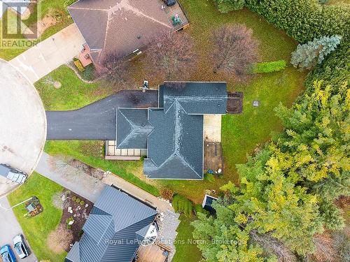 Aerial View Of The Large Private Lot - 9 Shirley Court, Blue Mountains, ON - Outdoor