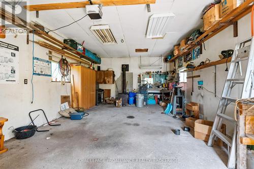 1544 Lake Road, Stone Mills (Stone Mills), ON - Indoor Photo Showing Garage