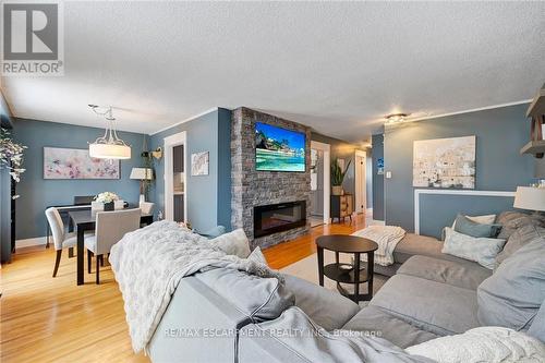 31 Raleigh Street, Hamilton, ON - Indoor Photo Showing Living Room With Fireplace