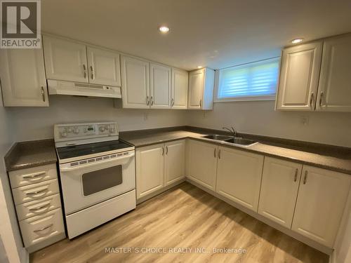 Basement - 906 Walnut Street W, Whitby, ON - Indoor Photo Showing Kitchen With Double Sink