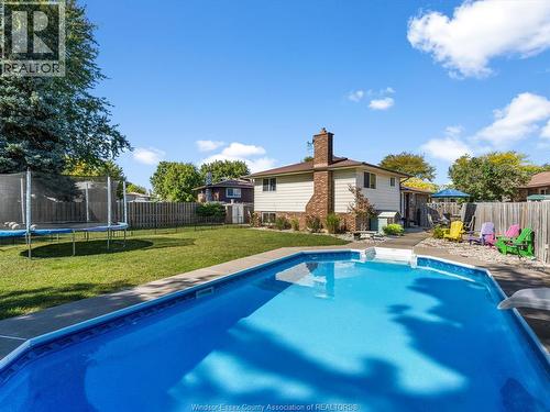 10628 Halstead Crescent, Windsor, ON - Outdoor With In Ground Pool With Backyard