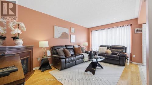 59 Linderwood Drive, Brampton, ON - Indoor Photo Showing Living Room With Fireplace