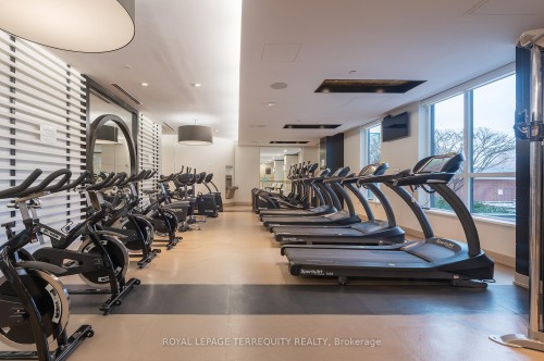 429-1 Old Mill Drive, Toronto, ON - Indoor Photo Showing Gym Room