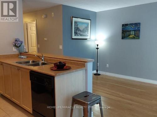 116 - 25 Via Rosedale Way, Brampton, ON - Indoor Photo Showing Kitchen With Double Sink