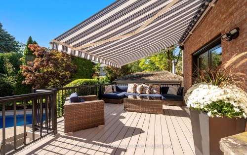 1189 Ostler Court, Mississauga, ON - Outdoor With In Ground Pool With Deck Patio Veranda With Exterior