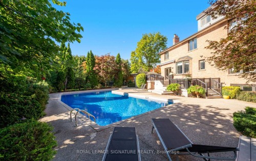 1189 Ostler Court, Mississauga, ON - Outdoor With In Ground Pool With Deck Patio Veranda