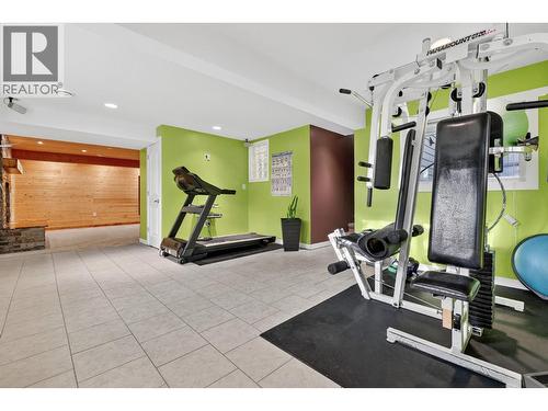 3319 Grouse Road, West Kelowna, BC - Indoor Photo Showing Gym Room