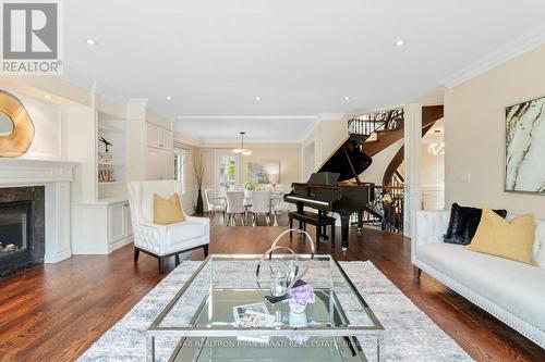221 Elmwood Avenue, Toronto, ON - Indoor Photo Showing Living Room With Fireplace
