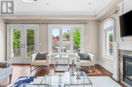 221 Elmwood Avenue, Toronto, ON - Indoor Photo Showing Living Room With Fireplace