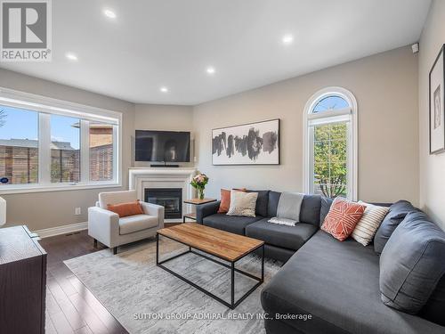 1057 Warby Trail, Newmarket, ON - Indoor Photo Showing Living Room With Fireplace
