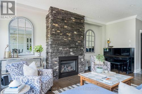 21 Marta Crescent, Barrie (Ardagh), ON - Indoor Photo Showing Living Room With Fireplace