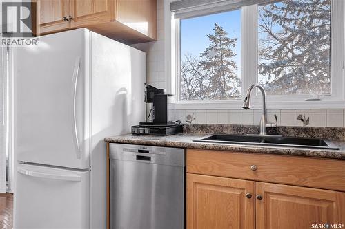 344 Russell Road, Saskatoon, SK - Indoor Photo Showing Kitchen With Double Sink