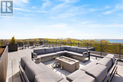 606 - 41 Johnson Street, Barrie, ON - Outdoor With Deck Patio Veranda With View