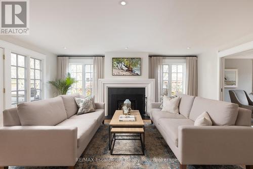 247 Douglas Avenue, Oakville (Oo Old Oakville), ON - Indoor Photo Showing Living Room With Fireplace