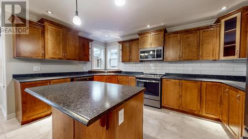 16 Palm Drive, St. John'S, NL - Indoor Photo Showing Kitchen With Double Sink