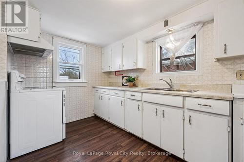 240 Paisley Street, Guelph (Downtown), ON - Indoor Photo Showing Kitchen With Double Sink