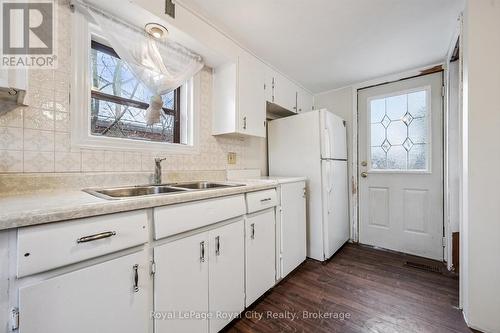 240 Paisley Street, Guelph (Downtown), ON - Indoor Photo Showing Kitchen With Double Sink